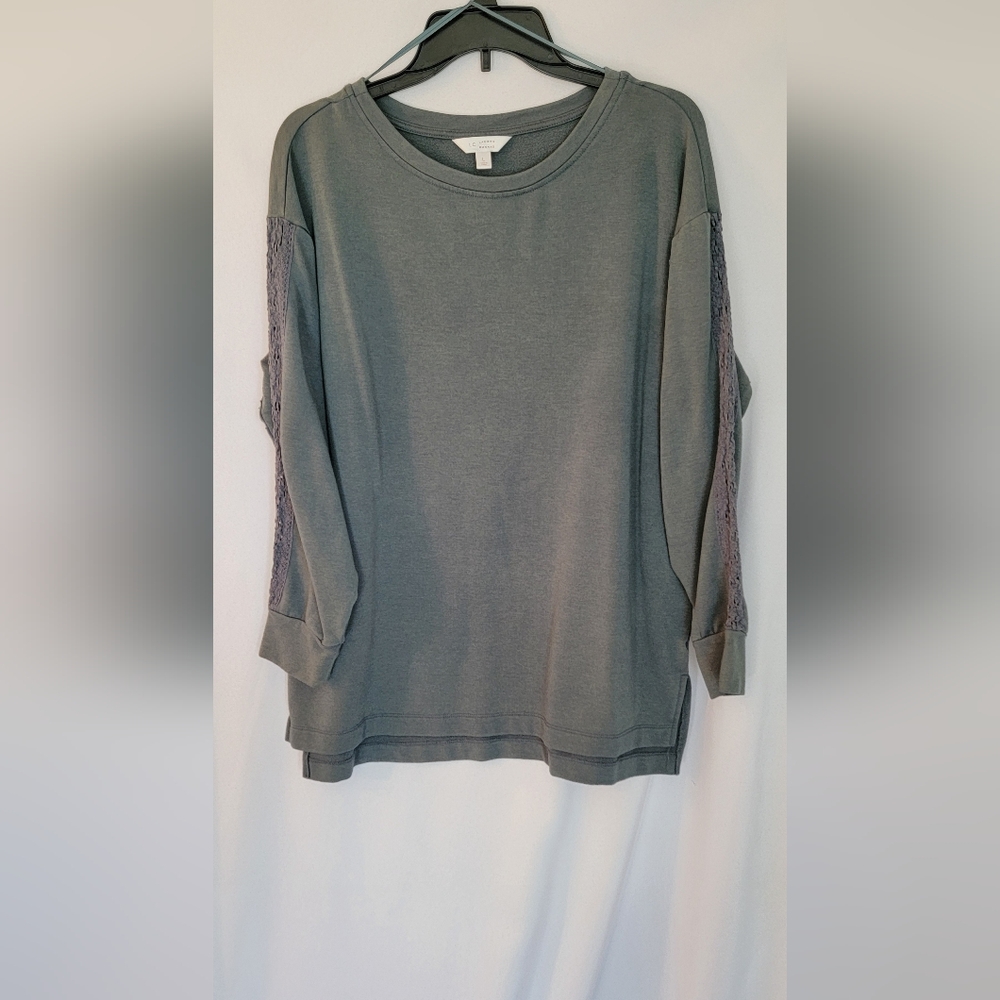 Womens Lauren Conrad Long Sleeve Shirt, Size L